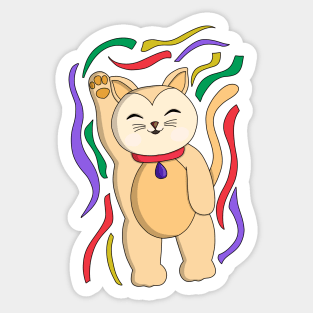 Lucky Cat Sticker